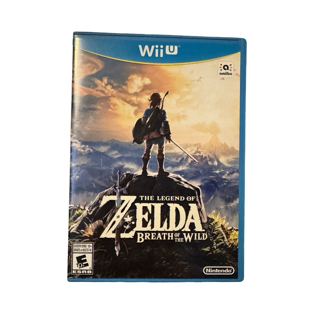 The Legend of Zelda Breath‎ of the Wild Nintendo Wii U 2017 WUP-P-ALZE-USZ CIB